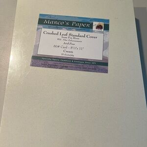 Cream Cardstock Paper